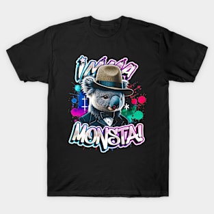 Imma Monsta! KOALA | Blacktee | by Asarteon T-Shirt